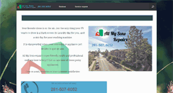 Desktop Screenshot of allmysonsrepair.com